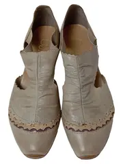 Vorschaubild 2 von Damen Sandalen Gr. 37 Beige Klassisch Casual Comforto Absatzschuhe 4cm