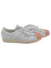 Vorschaubild 1 von Superstar Sneaker Damen Weiß Glitzer Retro Schuhe Gr. 39