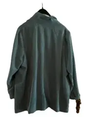 Vorschaubild 4 von Damen Cord Blazer Petrol Gr. 48 Oversized Double-Breasted