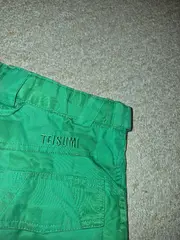 Vorschaubild 3 von Kinder Skihose Gr. 128 Grün Kariert Schneehose Winterhose