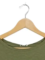 Vorschaubild 5 von Damen Langarmshirt Oliv Print Life is a Ride Gr. M