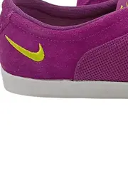 Vorschaubild 3 von Damen Sneaker Low Lila Wildleder Slip-On Gr. 38,5 Neongelb