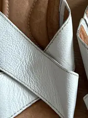 Vorschaubild 4 von Damen Sandaletten Keilabsatz Weiß Gr. 41 Casual