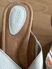 Vorschaubild 6 von Damen Sandaletten Keilabsatz Weiß Gr. 41 Casual