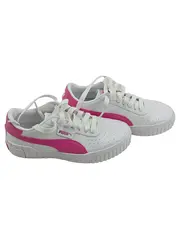 Vorschaubild 1 von Cali Damen Sneaker Low Weiß Pink Gr. 37 Leder Sportschuhe