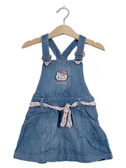 Vorschaubild 1 von Latzkleid Jeanskleid Mädchen Gr. 66/68 Blau Denim
