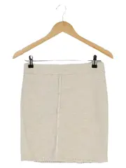 Vorschaubild 1 von Bleistiftrock Damen 34/XS Beige Elegant Strukturmuster