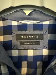 Vorschaubild 4 von Herren Freizeithemd Kariert Blau Langarm Gr. 38/S Baumwolle