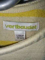 Vorschaubild 3 von Mädchen Freizeitkleid Gr. 138 cm Gelb Gestreift Casual
