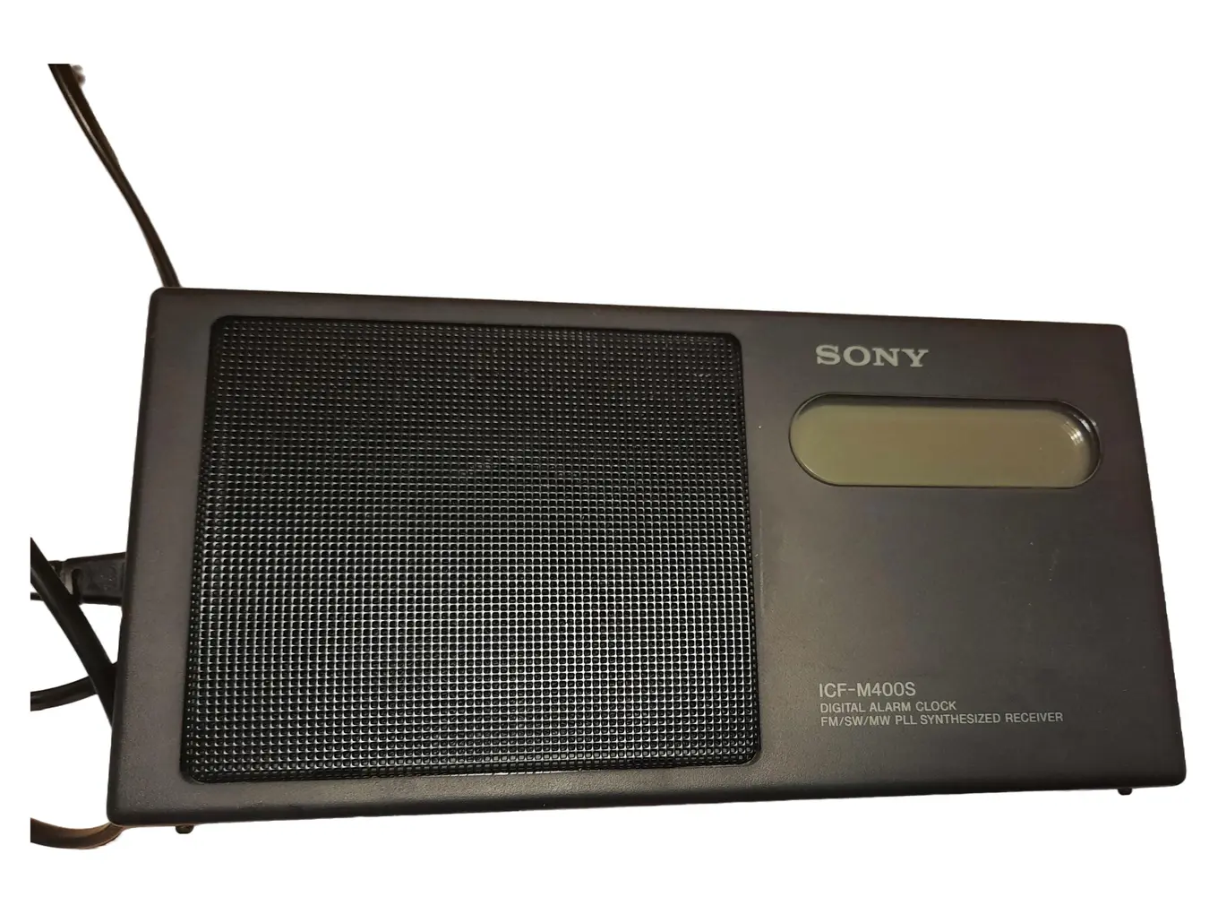 SONY ICF-M400S Digital Radio Radiowecker Schwarz FM/SW/MW PLL Receiver