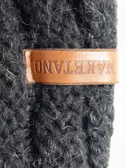 Vorschaubild 2 von Damen Loop Schal Wolle Schwarz Casual 47cm Höhe 70cm Umfang