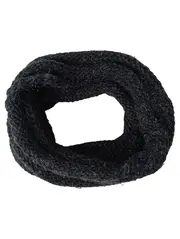 Vorschaubild 1 von Damen Loop Schal Wolle Schwarz Casual 47cm Höhe 70cm Umfang