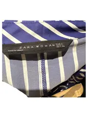 Vorschaubild 5 von Bluse Damen Gr. S Blau Gestreift Ärmellos Elegant Baumwolle Freizeit