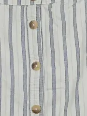 Vorschaubild 5 von Damen Minirock Gestreift Leinen Gr. 36;S Casual