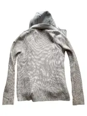 Vorschaubild 3 von Strickjacke Herren L Kapuze Reißverschluss Beige Baumwolle