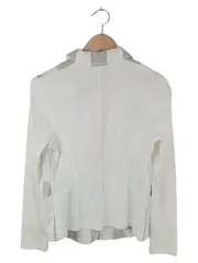 Vorschaubild 2 von NADINE H. Damen Blazer Gr. 38 Weiß Gestreift Elegant Business Jacke