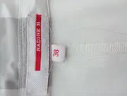 Vorschaubild 3 von NADINE H. Damen Blazer Gr. 38 Weiß Gestreift Elegant Business Jacke