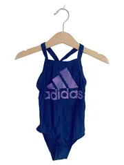 Vorschaubild 1 von Badeanzug Mädchen Gr. 92 24 Monate Blau Lila Logo Einteiler