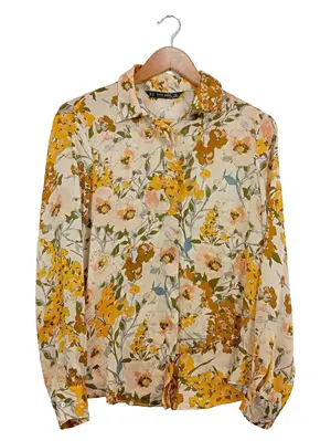 ZARA BASIC Hemdbluse