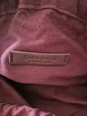 Vorschaubild 4 von Basic Collection Geflochtene Handtasche Damen Bordeaux Rot Baumwolle