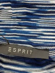 Vorschaubild 2 von Damen Etuikleid Gr. 36/S Blau Gestreift Elegant Modern Viskose