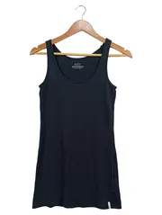 Vorschaubild 1 von EDC Damen Tank Top ärmellos Basic Baumwolle Schwarz Gr. 34 XS