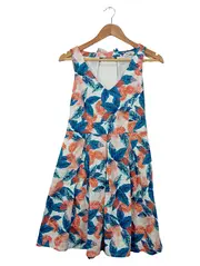Vorschaubild 1 von Sommerkleid Damen 36;S Mehrfarbig Florales Muster Cut-Outs