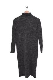 Vorschaubild 2 von Knit Damen Strickkleid Rollkragen Grau Meliert Gr. 38/M Herbst/Winter