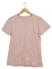 Vorschaubild 1 von Damen T-Shirt Rosa Gr. S Sportlich Freizeit Logo Kurzarm Baumwolle