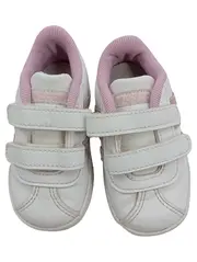 Vorschaubild 1 von Kinder Sneaker Mädchen Gr. 20 Weiß Rosa Klettverschluss Glitzer