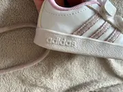 Vorschaubild 5 von Kinder Sneaker Mädchen Gr. 20 Weiß Rosa Klettverschluss Glitzer