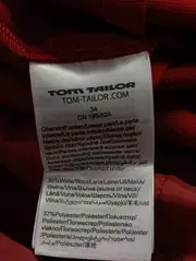 Vorschaubild 4 von Damen Freizeitkleid Gr. 34/XS Rot Elegant Midikleid