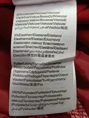 Vorschaubild 6 von Damen Freizeitkleid Gr. 34/XS Rot Elegant Midikleid