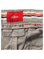 Vorschaubild 2 von Herren Chino Stoffhose Grau W32/L32 Baumwolle Casual