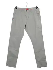 Vorschaubild 1 von Herren Chino Stoffhose Grau W32/L32 Baumwolle Casual