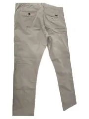 Vorschaubild 3 von Herren Chino Stoffhose Grau W32/L32 Baumwolle Casual