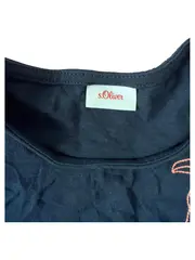 Vorschaubild 3 von Mädchen Kleid Gr. 98 Blau Tukan Stickerei Rüschenärmel