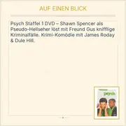 Vorschaubild 2 von Psych Staffel 1 DVD James Roday Dule Hill Krimi Komödie Serie