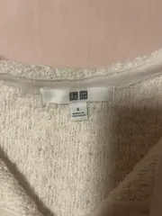 Vorschaubild 2 von Strickjacke Damen Gr. S Beige Bouclé Cropped Cardigan