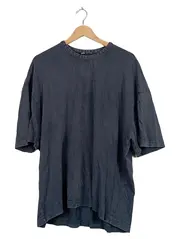 Vorschaubild 1 von Herren T-Shirt Oversize Basic Grau Gr. XL Baumwolle