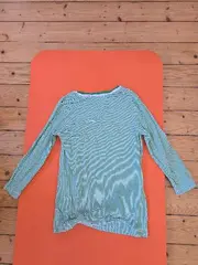 Vorschaubild 3 von Damen Langarmshirt Gr. 36/S gestreift Casual Baumwolle