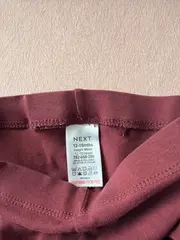 Vorschaubild 3 von Mädchen Leggings Gr. 86 Rot Baumwolle Spitzendetails