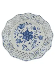 Vorschaubild 1 von Zwiebelmuster Durchbruchteller Porzellan Blau Weiß 19cm