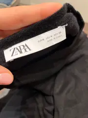Vorschaubild 3 von Damen Pullover Langarm Schwarz Gr. M Goldene Knöpfe Basic
