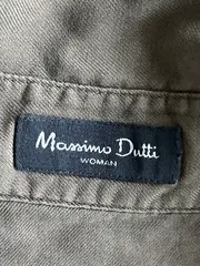 Vorschaubild 5 von Hemdblusenkleid Damen Gr. 36 Oliv Seide Midikleid Alltag
