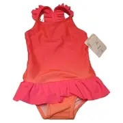 Vorschaubild 3 von Badeanzug Mädchen Gr. 86 Pink Rüschen