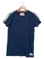 Vorschaubild 1 von Jungen T-Shirt Blau Sportlich Gr. 128 Baumwolle Kurzarm