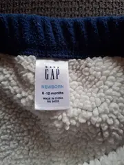 Vorschaubild 3 von Baby Fleece Hose mit Füßlingen Blau Gr. 68/74 6-12 Monate