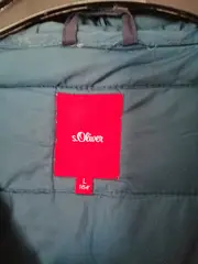 Vorschaubild 4 von Steppjacke Kinder Gr. 164 Blau Kapuze Übergangsjacke