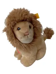 Vorschaubild 1 von Löwe Kuscheltier Plüschtier Tier Stofftier Beige 19cm Knopf im Ohr